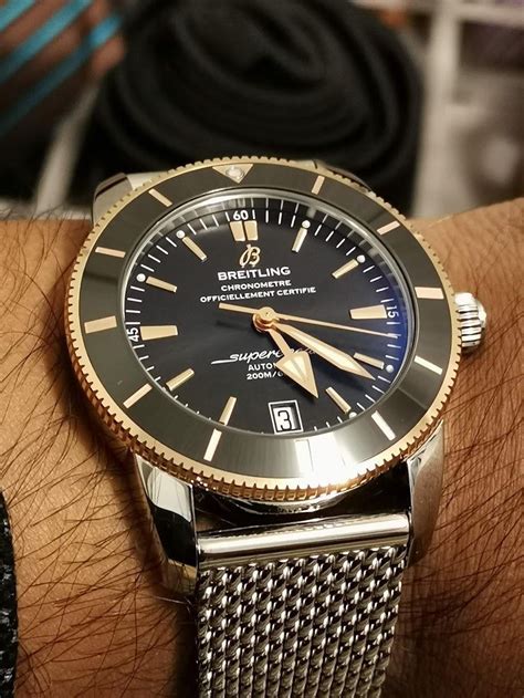 breitling gold superocean|breitling superocean heritage 2 42mm.